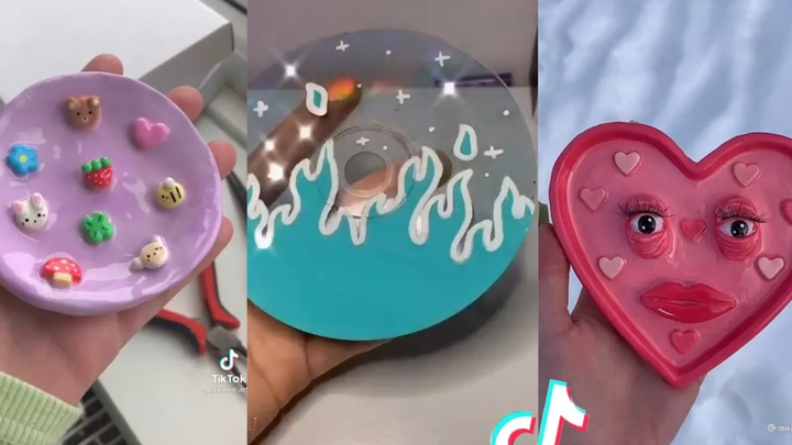 DIY งานฝีมือ thrift flip tik tok รวบรวมไอเดียการตกแต่งห้อง part-06