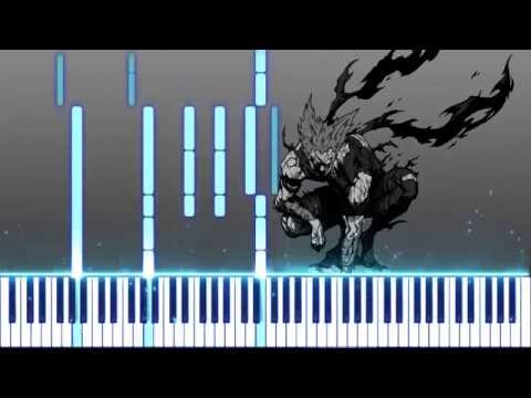 Garou's Theme - One Punch Man 2 (Piano Cover - Synthesia Tutorial)