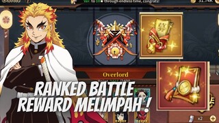 RANKED BATTLE REWARD MELIMPAH GAS RANK OVER LOAD - DS : BLADE OF HASHIRA