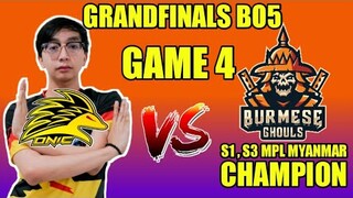 [GAME4] ONIC PH VS BURMESE GHOULS BO5 GRAND FINALS INTERNATIONAL TOURNAMENT MYTEL MYANMAR