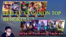 TUTORIAL LESLEY VS TOP GLOBAL GUSION BENGKULU