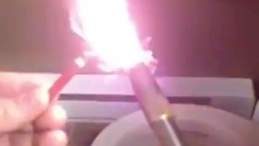 Throwing a firecracker into the toilet is stupid.