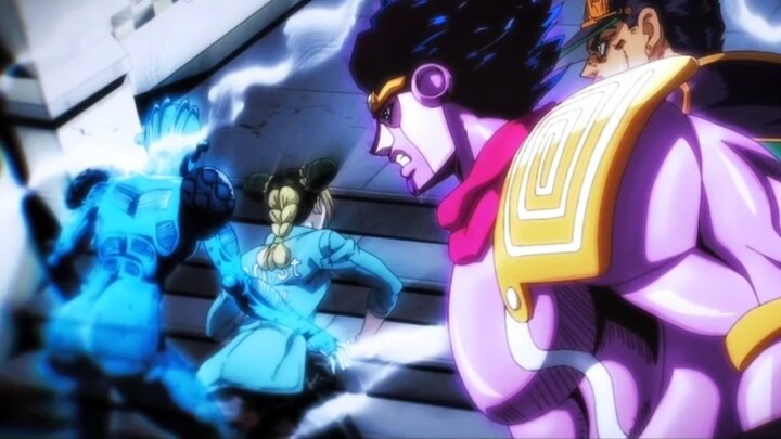 【JOJO】The final time stop of Jotaro in parts 3, 4 and 6.