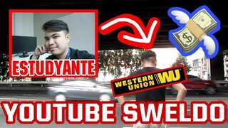 PAANO KUMUHA NG YOUTUBE SWELDO BILANG ESTUDYANTE? | WESTERN UNION | ARKEYEL CHANNEL