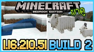 พาดู Minecraft PE 1.16.210.51 Build 2 ปรับปรุง Goat ใน Cave & Clif Update ลาก่อน Snowball Exploits