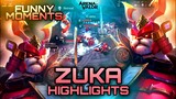 Zuka Funny Moments and Highlights | Part - 1 | Arena of Valor | Liên Quân Mobile | RoV