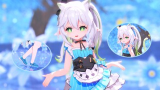 【纳西妲·MMD】💗猫耳白丝洛丽塔🥰？教令院拷走旅行者⚡o~（说谎家-うそつき）