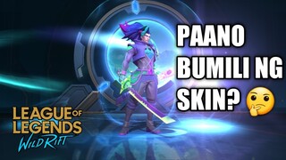 Paano Bumili ng Skin sa Wildrift