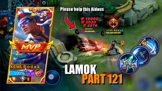 LAMOK PART 121 | BRUNO BEST BUILD AND EMBLEM SEASON 24 | Mobile Legends Bang Bang