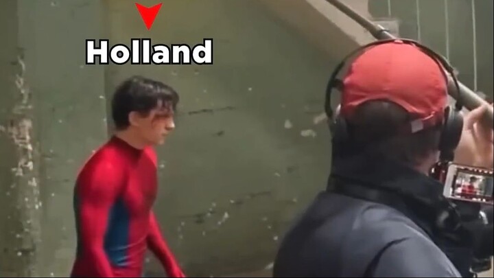 Tom Holland gravando a CENA DOS NINJAS 🥷#spiderman #tomholland #slowed #aesthet