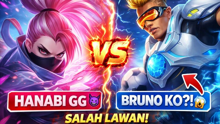 Hanabi vs Bruno! Si Bola Ketemu Ninja 🔥