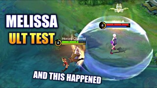 MELISSA ULTIMATE TEST | MOBILE LEGENDS