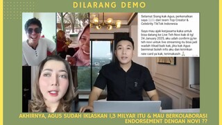 AKHIRNYA, AGUS SUDAH IKLASKAN 1,3 MILYAR ITU & MAU BERKOLABORASI ENDORSEMENT DENGAN NOVI ??