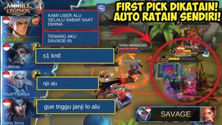 BAHKAN SEORANG COLD JUGA DIKATAIN WAKTU FIRST PICK ALUCARD!!! LANGSUNG BUNGKAM DENGAN SAVAGE!!