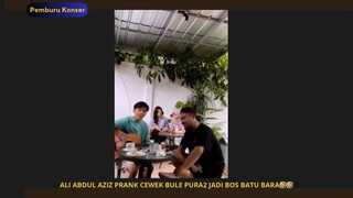 Cewe bule pura-pura boss batu bara