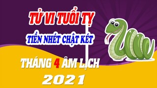 Tử Vi Tuổi Tỵ Tháng 4 Âm Lịch Năm 2021, Tiền Nhét Chật Két, Xem Là Biết