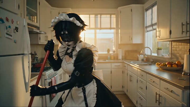 Breaking news Local woman becomes cleaning equipment.
