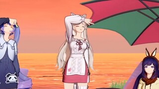 Guodanpi imitated Jiaran's actions crazily, and Jiabei said it was childish