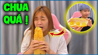 Vlog | NTN chơi lớn cho Ngọc Diễm ăn “ Bánh Mì Kẹp Chanh ” siêu chua và cái kết ?