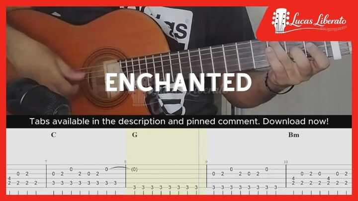 Enchanted - Taylor Swift | Fingerstyle Guitar | Free Tabs + Chords