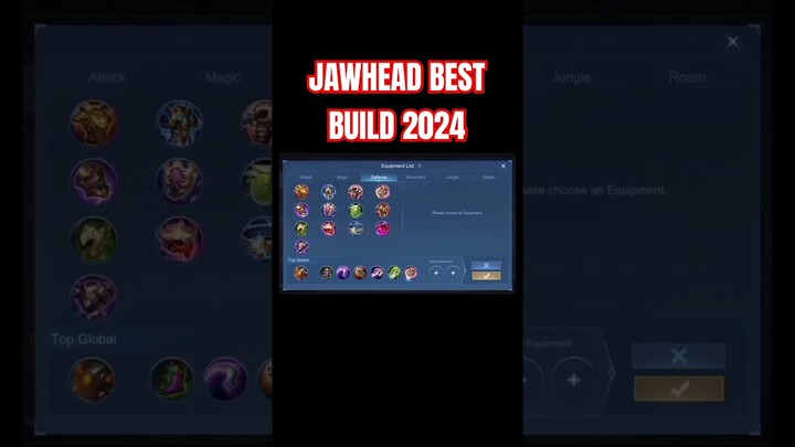 Jawhead Best Build 2024 (Part 2) #shorts #mlbb