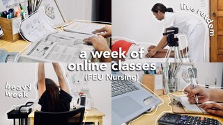 ONLINE CLASS VLOG: LIFE OF A NURSING STUDENT (FEU - MANILA)📖 | Philippines