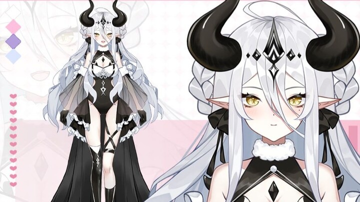 [Tampilan Model 2D Langsung] Naga Hitam Amy... apakah identitas aslinya adalah pemimpin suku kucing?