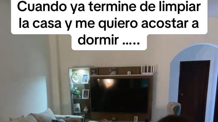 Cuando ya termine de limpiar, peroooo.....