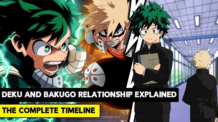 The Truth About Deku and Bakugo! My Hero Academia's Most Important Relationship Explained!