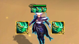 Opponent: No kidding, she's still stacking skills!!!