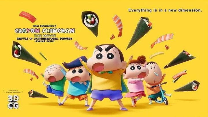 New Dimension Crayon Shinchan the Movie Battle of Supernatural Powers Flying Sus 2023 Sub Indo