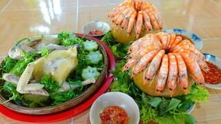 Gà Tre Hấp Bầu • Tiệc Nhỏ Chia Tay Út Nhân | MTQH