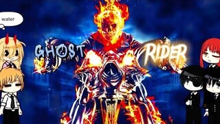 Chainsaw man react to Ghost Rider