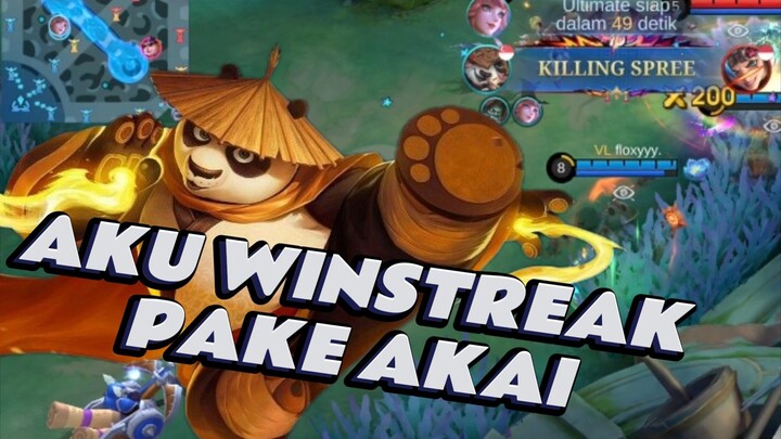 AKU KETAGIHAN MAIN AKAI BIKIN WINSTREAK 😍😍