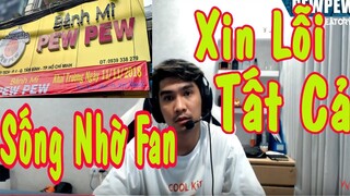 Bánh Mì PewPew Bị CĐM Đánh Giá 1* Pew Đáp Trả ANTI FAN, Gửi Lời Xin Lỗi Đến Tất Cả Mọi Người