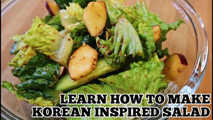 Easy Korean Inspired Salad | Korean BBQ Salad | 샐러드 |