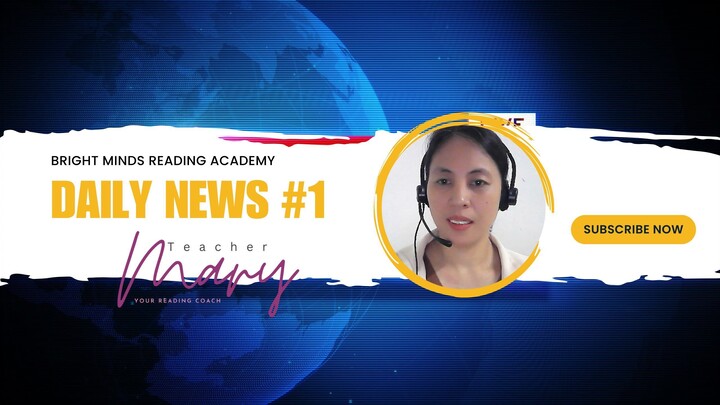 Daily News #1 | IELTS Vocabulary | Teacher Mary
