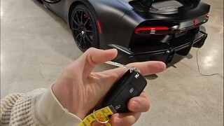 A Bugatti worth 7 million USD comes with a Volkswagen key?
