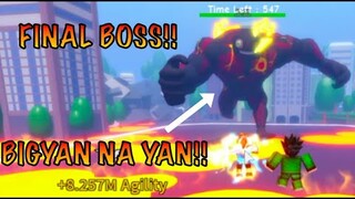 PALABASIN AT TALUNIN ANG FINAL BOSS SA ANIME FIGHTING SIMULATOR