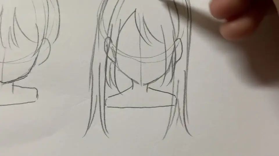 How to draw: Anime Girl Hairstyles | anime drawing tutorial | easy for  beginners - Bilibili