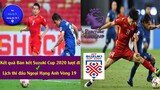 Tin Bóng Đá Kết quả bán kết lượt đi Suzuki Cup 2020, Lịch thi đấu ngoại hạng Anh Vòng 19