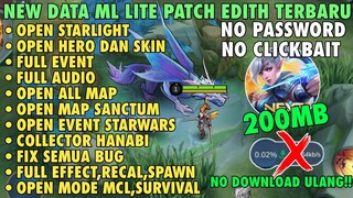 Data ML Lite Full Event 200Mb Update Patch Edith | ML Lite | Cara Mengatasi Lag & Patah Patah Di ML