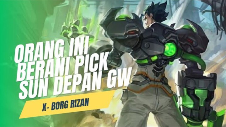 X Borg Exp Meratakan Musuh Dengan Build Paling Egois (sky piercer) | Mobile Legends