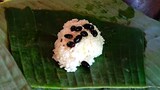 Steamed sticky rice with banana (Khao Tom Mud) ข้าวต้มมัด