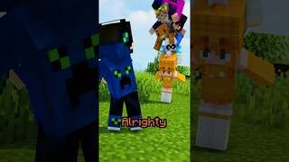 Oxy Carries her Friends in Minecraft! #Shorts