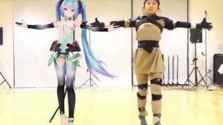 Membuat gerakan tarian miku menggunakan motion capture