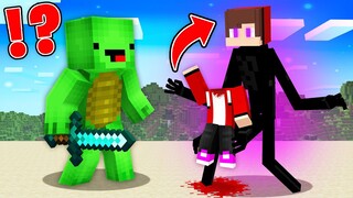 JJ TURNED INTO An ENDERMAN And ATE HIMSELF! Mikey SAVES JJ in Minecraft Maizen