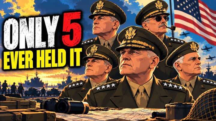 Why Have Only Five Americans Ever Had Five Stars?