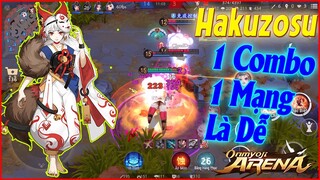 🌸Onmyoji Arena: Hakuzosu Đi Rừng Yếu Hay Khỏe - 8 Chiêu Thức Bay Nhảy Cực Phê