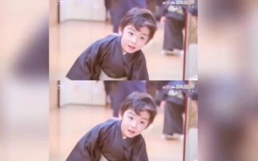 Fujima Sai, the nobleman of the Japanese Kabuki world, from a soft and cute little boy to a handsome